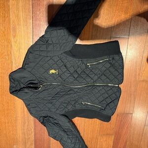 U.S. Polo Assn. Black Quilted Jacket
